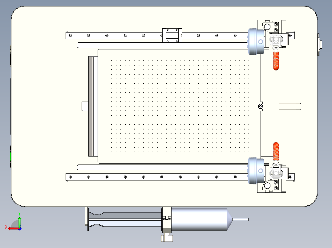 锂电实验室挤压涂布机后视图
