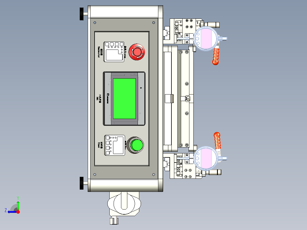 锂电实验室挤压涂布机右视图