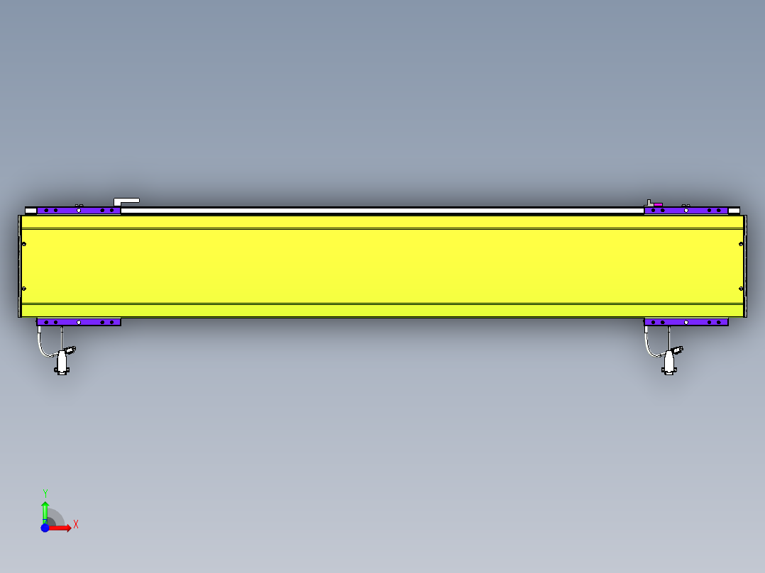 威洛博VL系列3d模型模组2VL22H2Y-S1100前视图