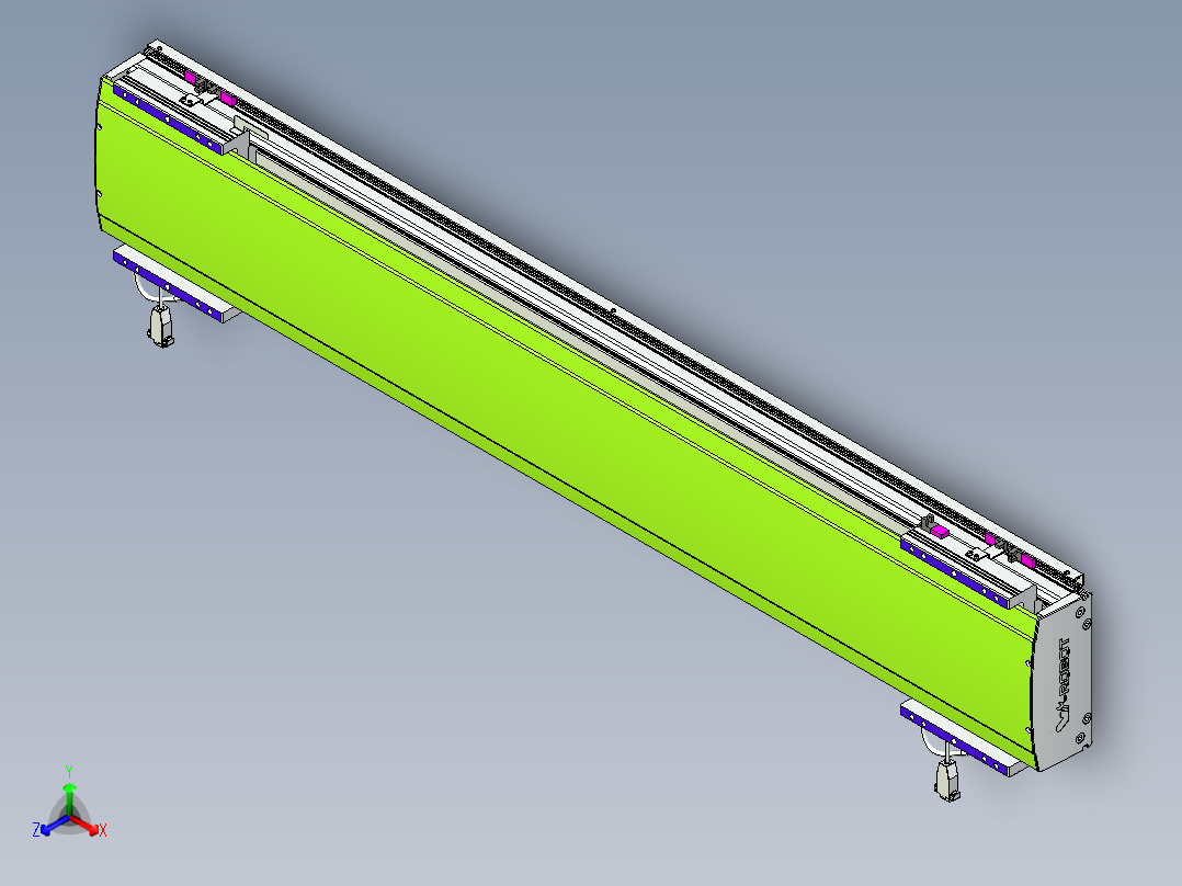 威洛博VL系列3d模型模组2VL22H2Y-S1100正等轴测图