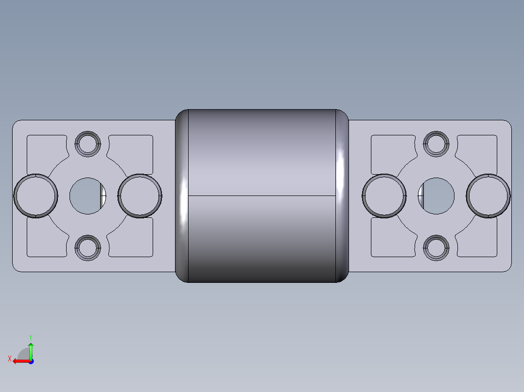 型材-BR 40X40 SWIVEL BEARING 3842532208后视图