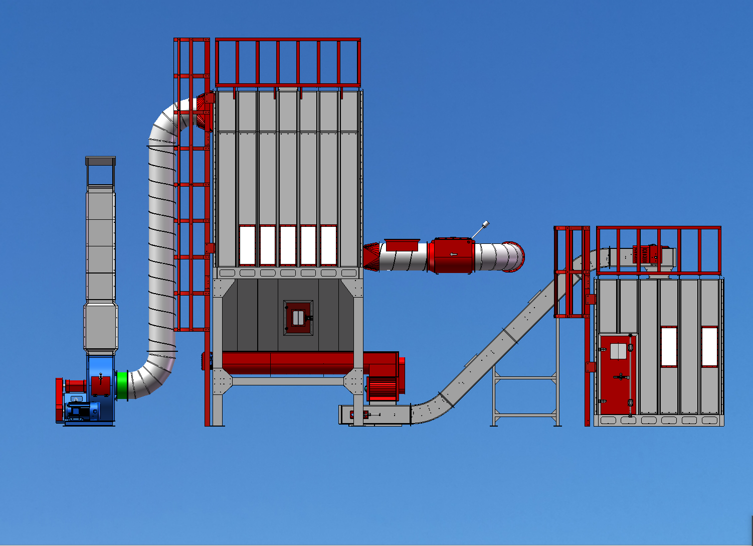 木工刮板料仓除尘器sw15可编辑