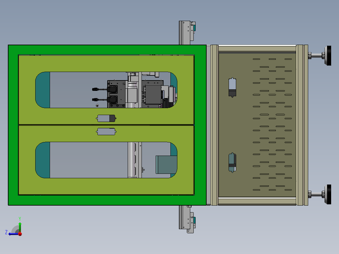 PCB贴标设备sw16可编辑右视图