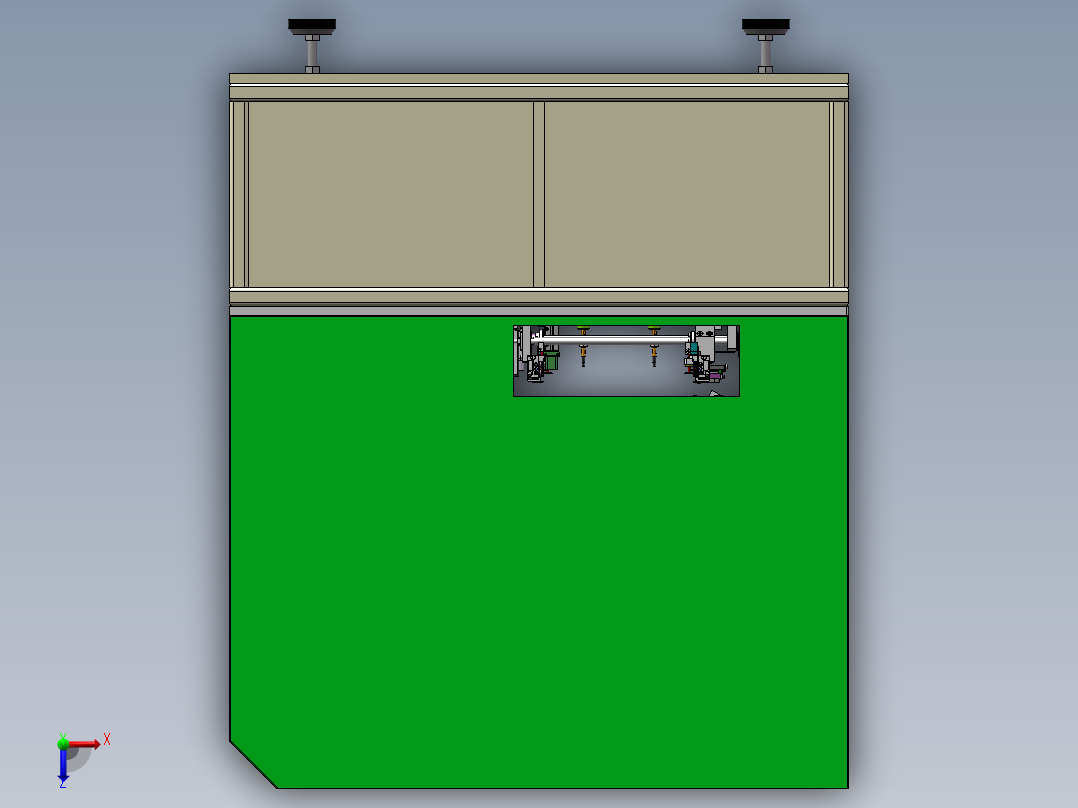 PCB贴标设备sw16可编辑俯视图