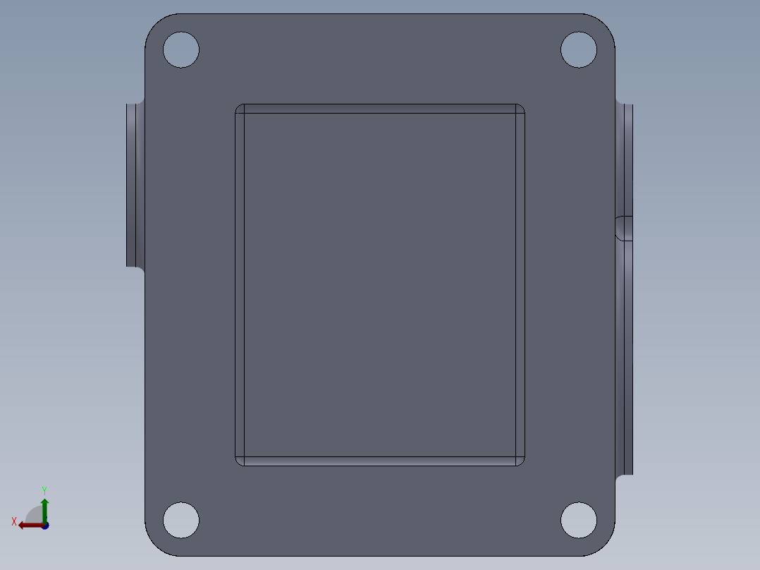 箱体加工工艺设计【含图和文档】后视图