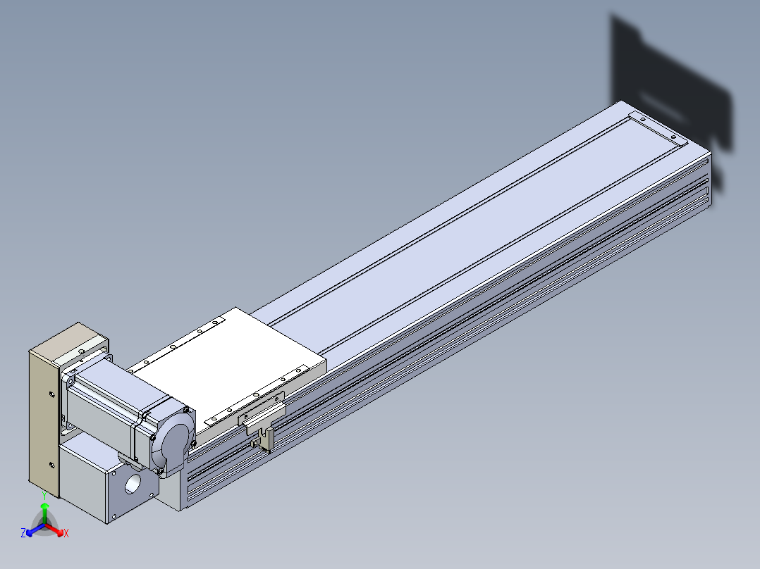 同步带全封闭直线模组TPA-HCB-120D-90-L450-LU-C-P40-N3