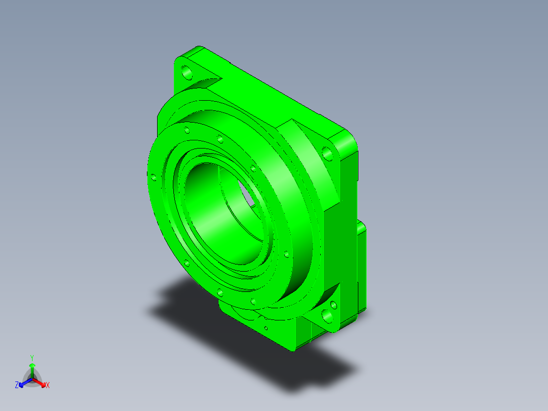 中空旋转平台KFN130-18-N(14-50-70-M4)