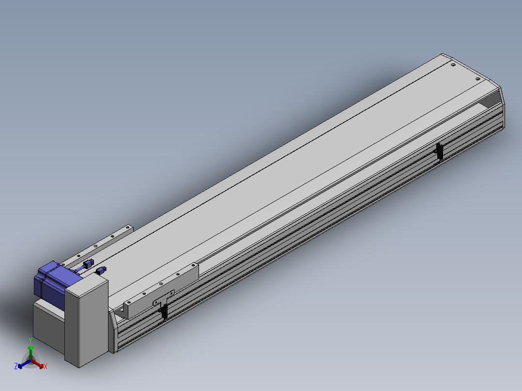 精密模组MT220-L150-900-RU-M75-C4正等轴测图