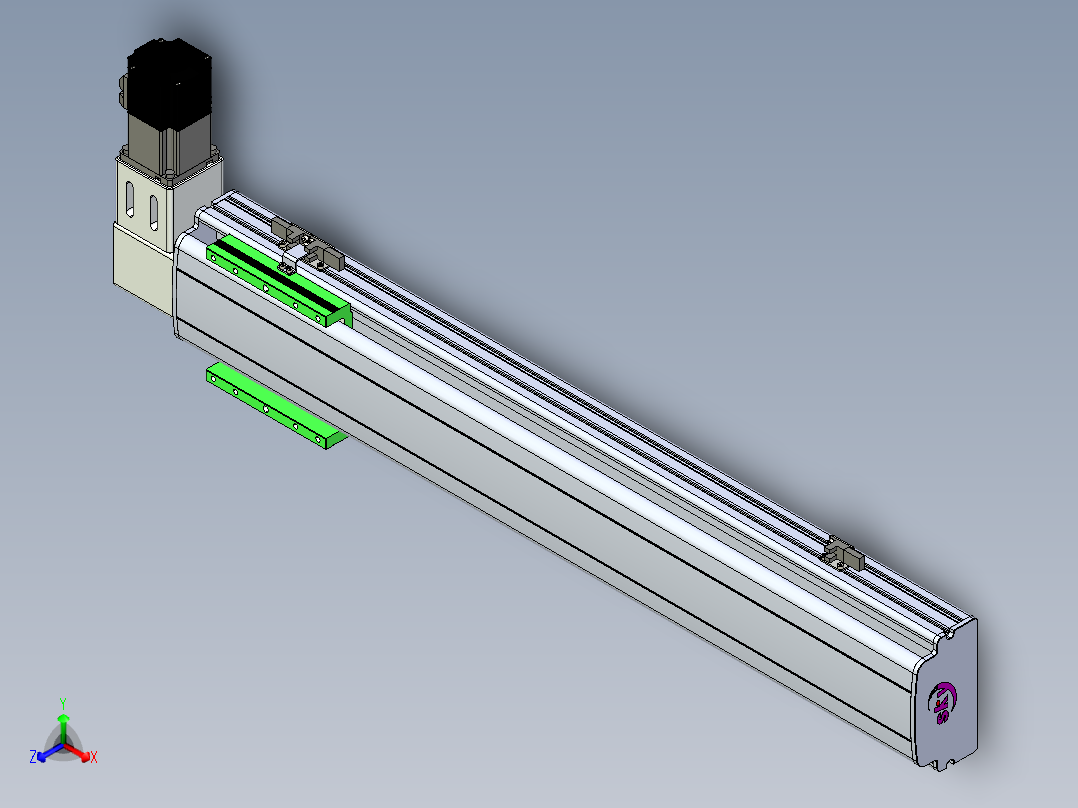 同步带滑台-半封闭B13-L90-S600-R-P40-D3