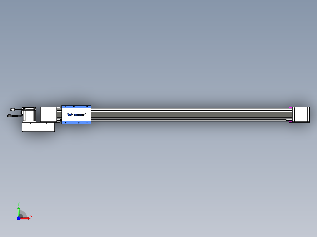 威洛博LB.GB同步带传动--欧规系列GB8-L96-S1200-BL-P75前视图