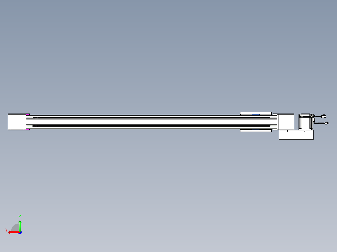威洛博LB.GB同步带传动--欧规系列GB8-L96-S1200-BL-P75后视图