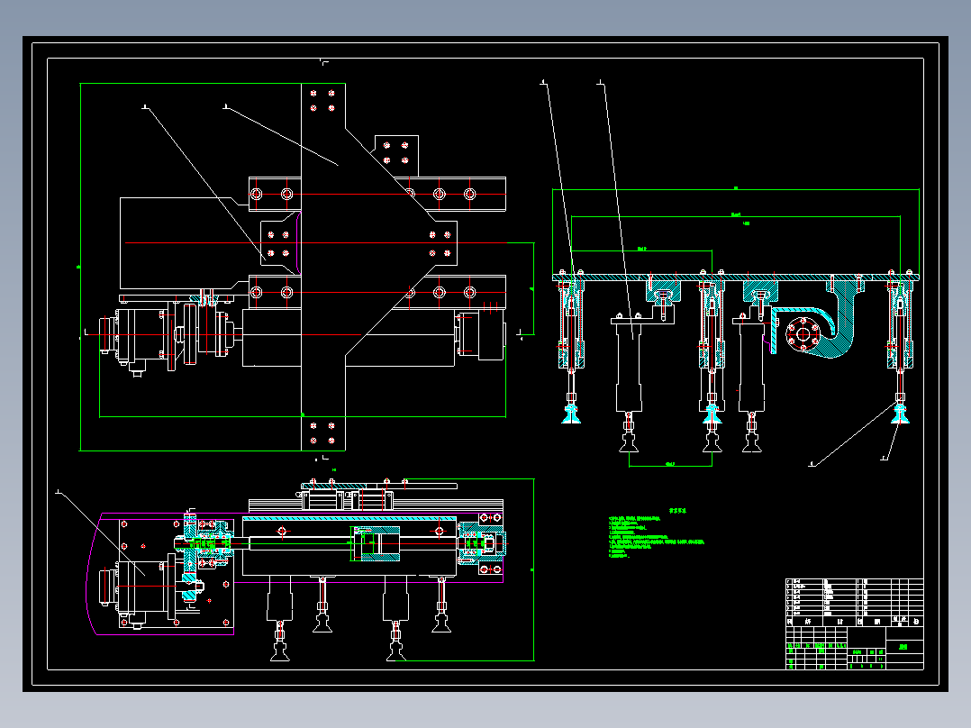 水下船舶清洗机器人结构设计【5张cad图纸和说明书】