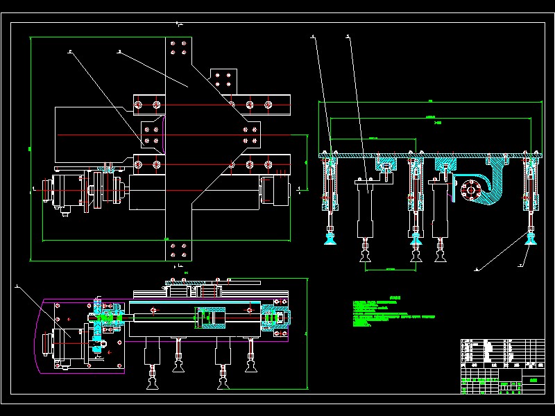 水下船舶清洗机器人结构设计【5张cad图纸和说明书】