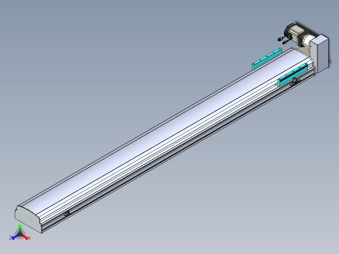同步带滑台-半封闭B22H-L100-C-S1850-RU-P75-D3-N5