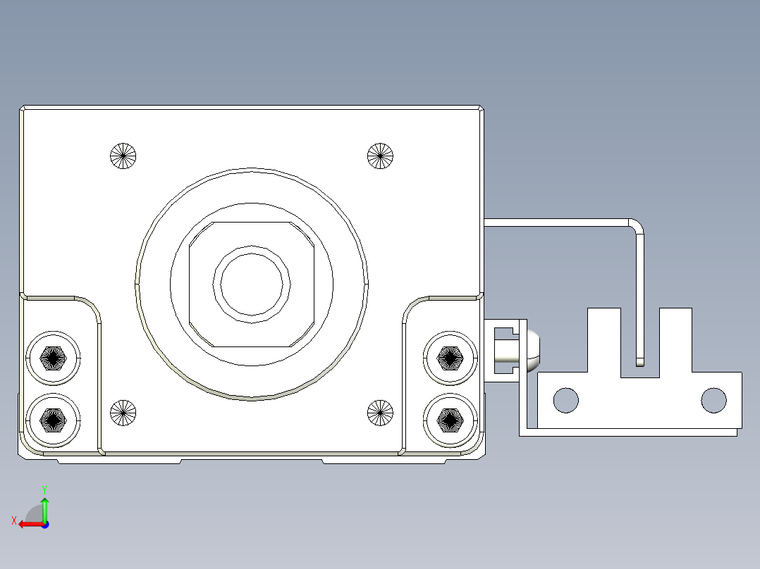 钢基模组-TPA-KSR-6005C-200A1-M-H0S1后视图