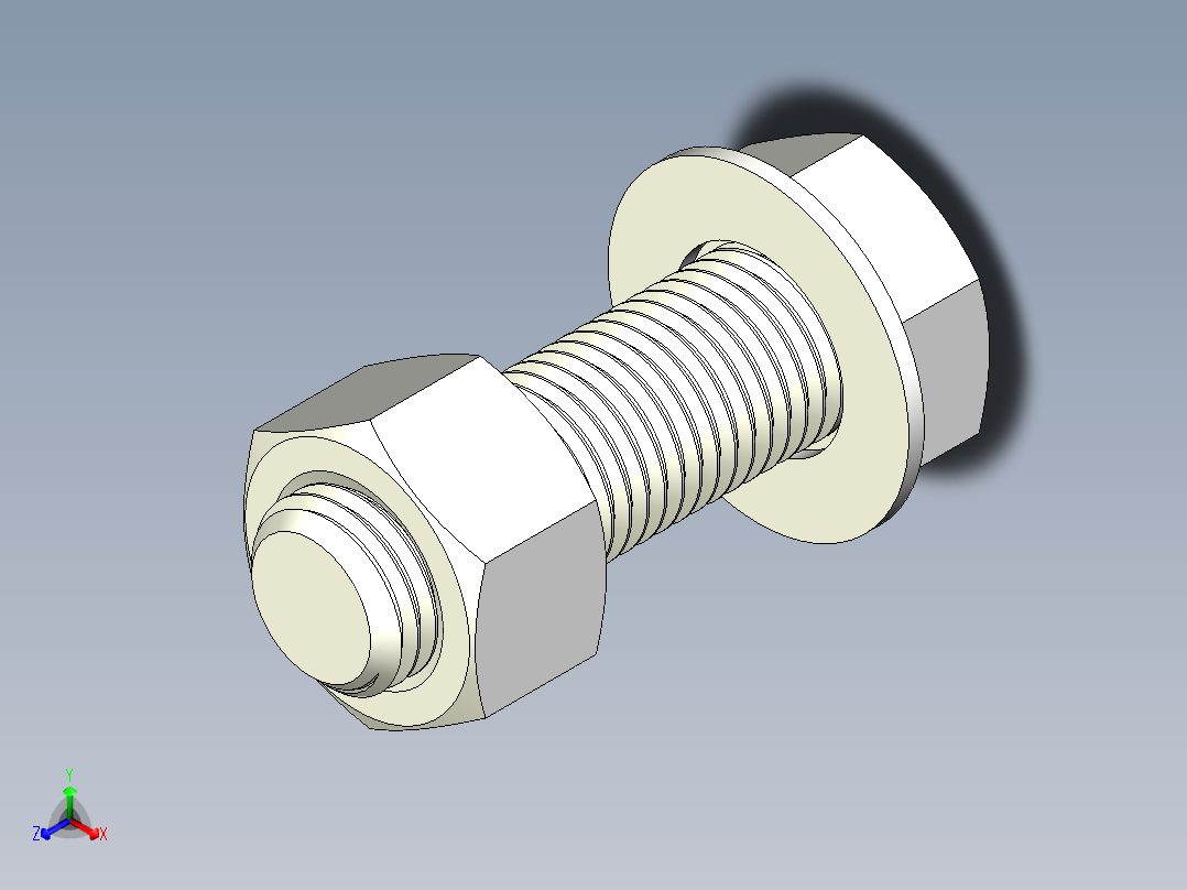 螺栓和六角螺母-1 34 - 5 UNC