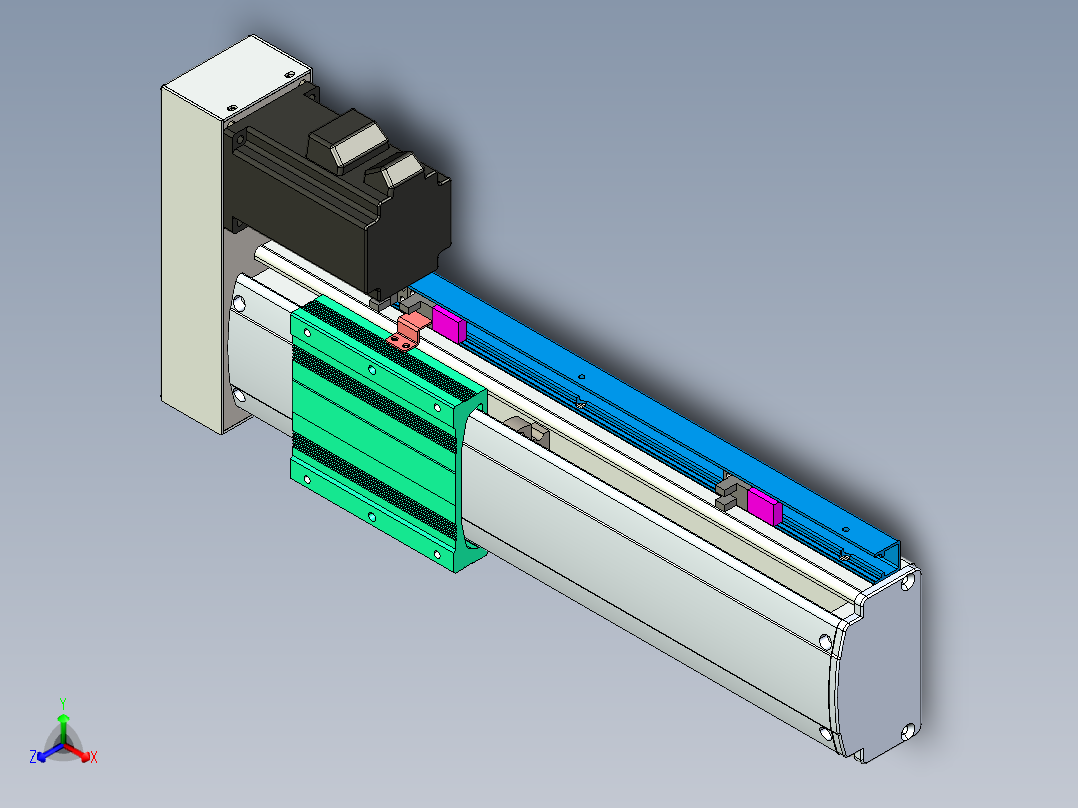 威洛博VF10-L16-C-S200-BR-P40-C4正等轴测图