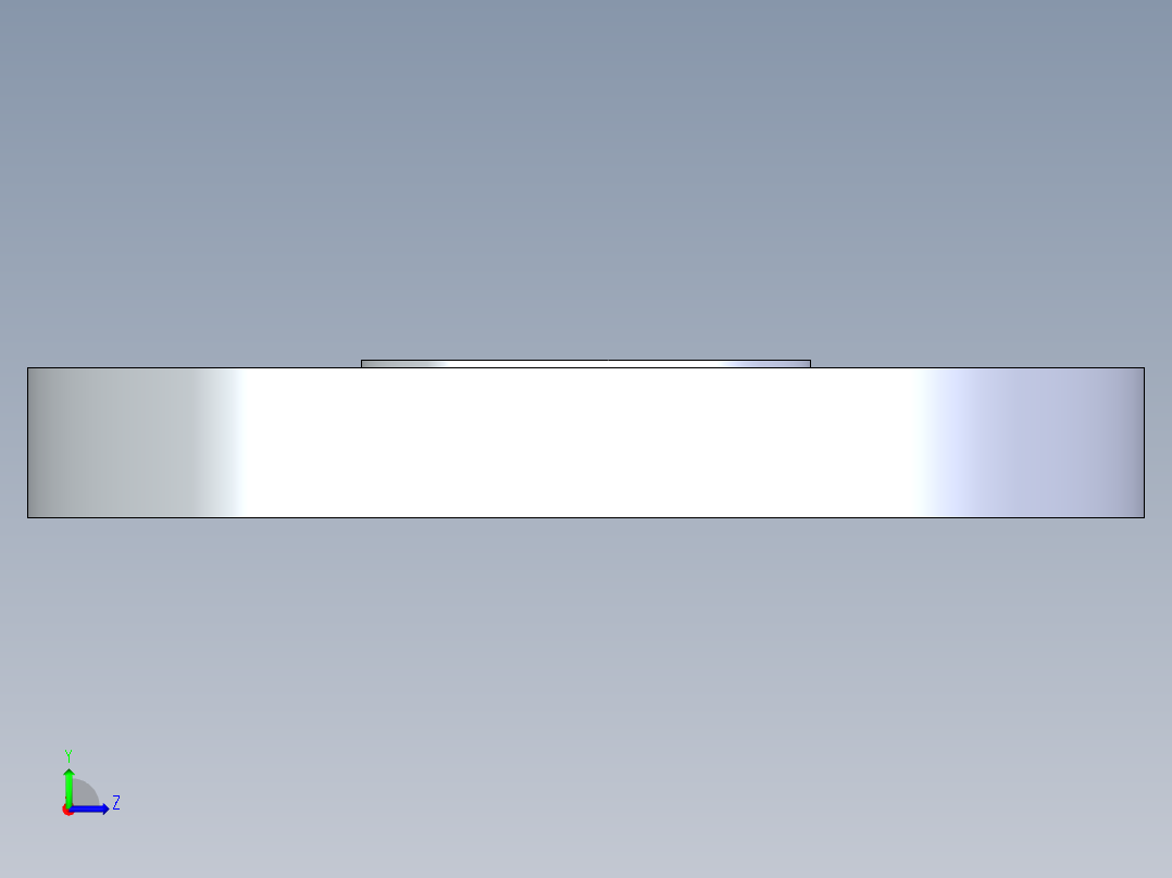 聚氯乙烯配件25-Sch80_Blind Flange_853-010_1in左视图