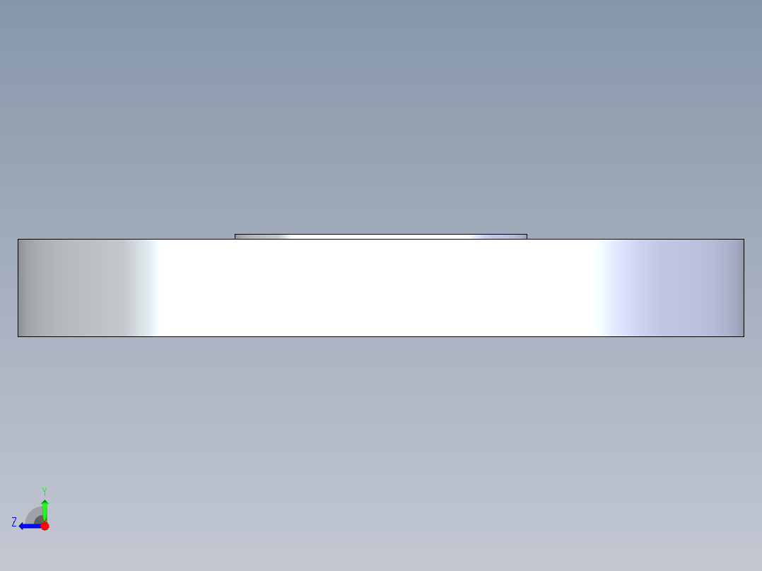 聚氯乙烯配件25-Sch80_Blind Flange_853-010_1in右视图