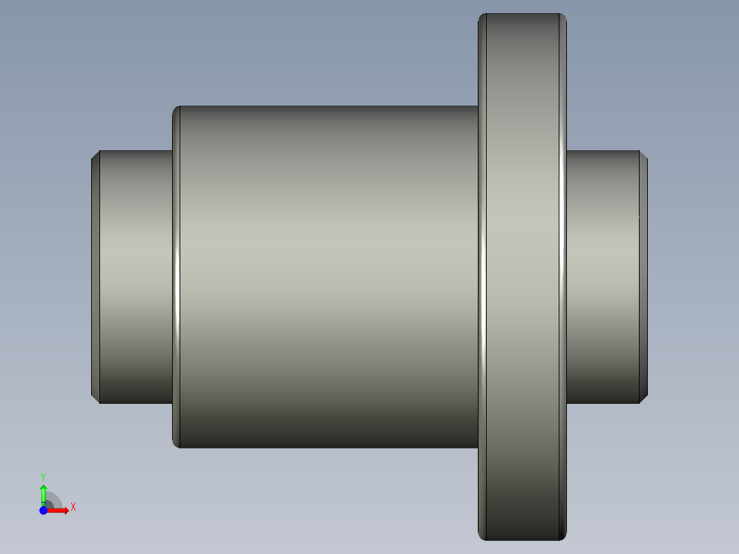 山云日尚SYS滚珠丝杠SFI6310.stp前视图