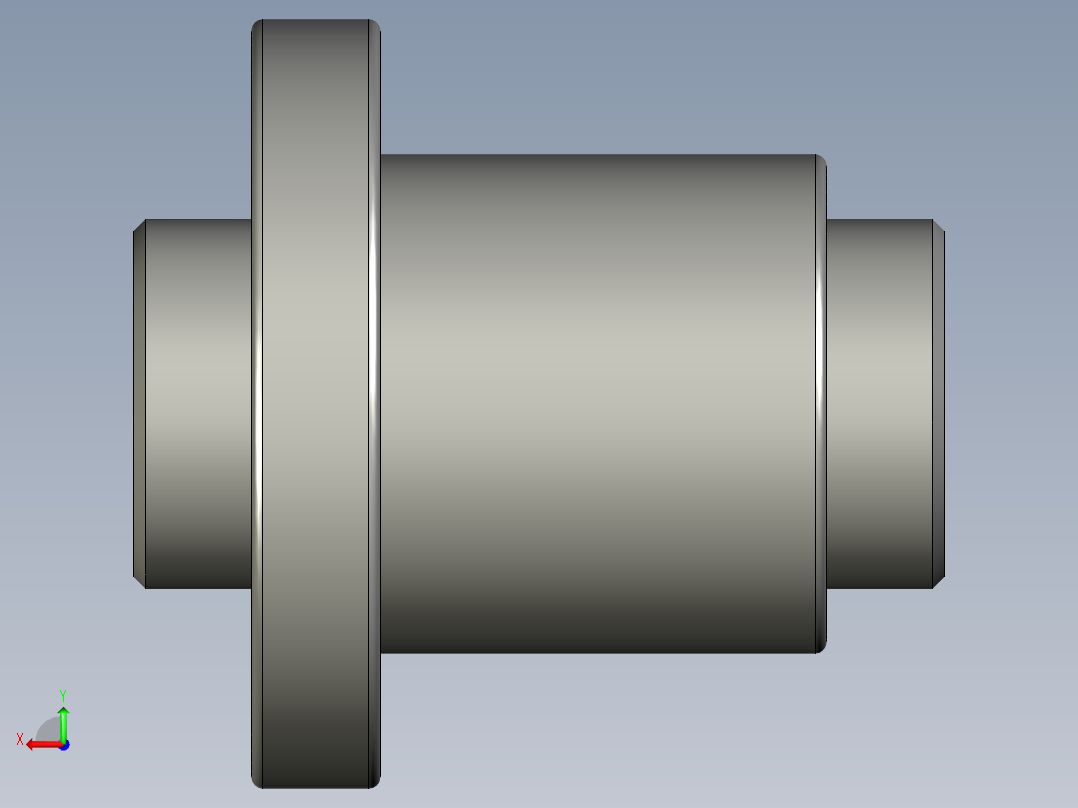 山云日尚SYS滚珠丝杠SFI6310.stp后视图