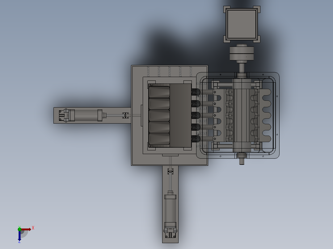 rotacioni prenosnik sklop俯视图