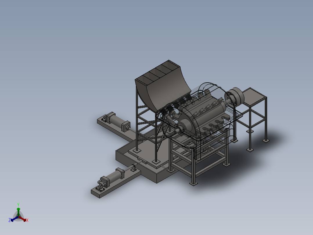 rotacioni prenosnik sklop正等轴测图