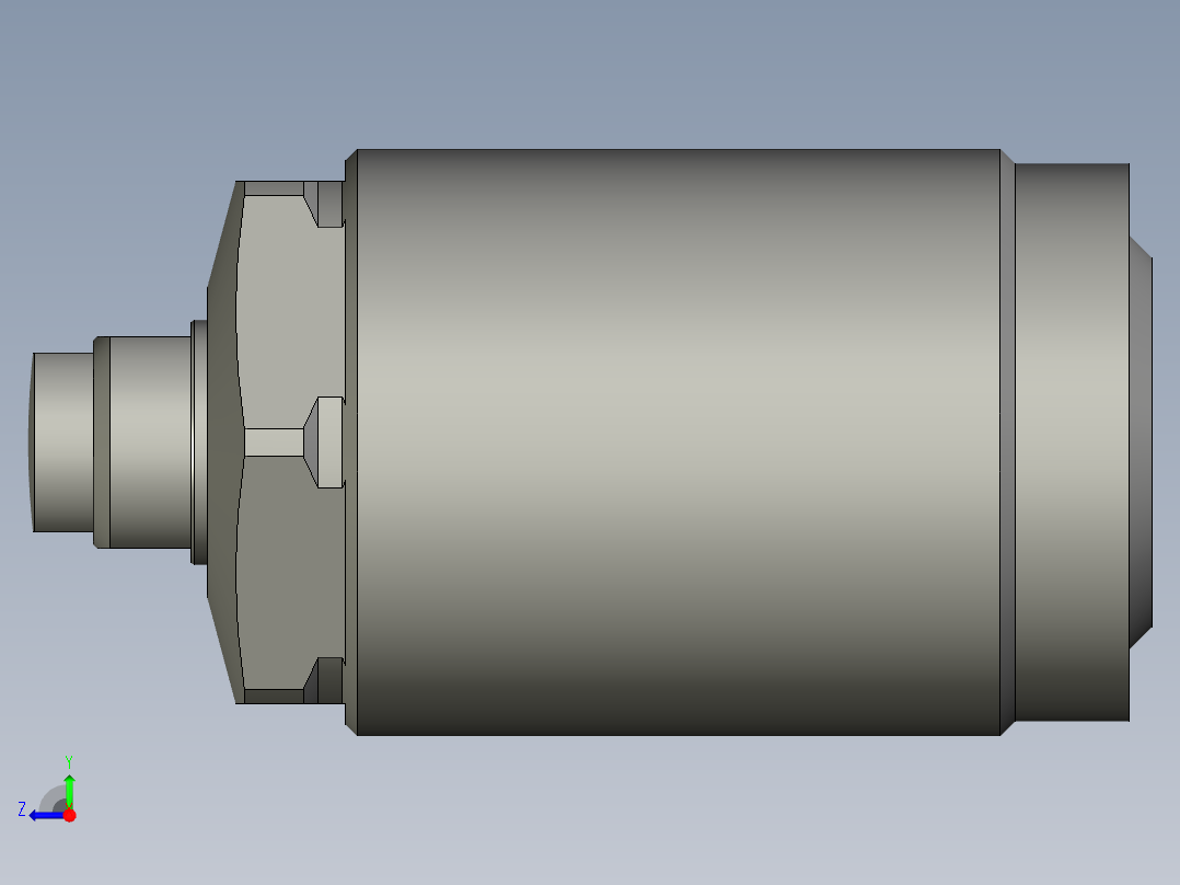 KOSMEKLD0362-x多系列多零件图纸模型右视图
