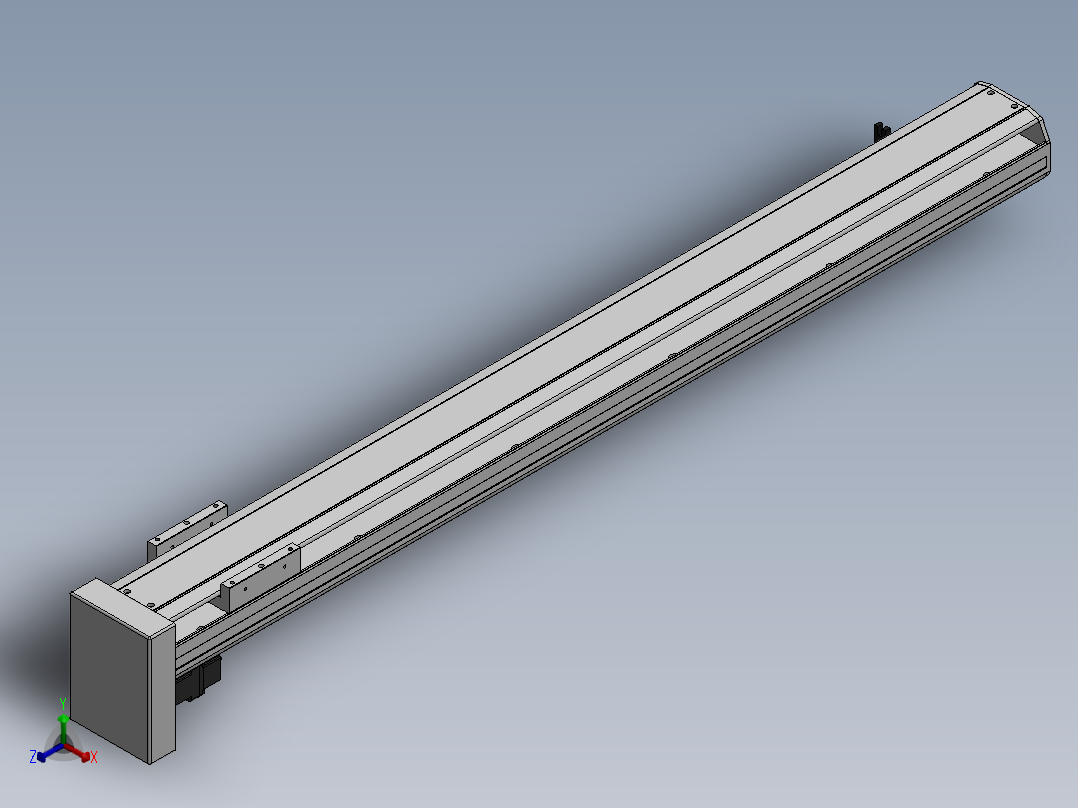精密模组MY120-T10-900L-BM-P10B-C4-C正等轴测图