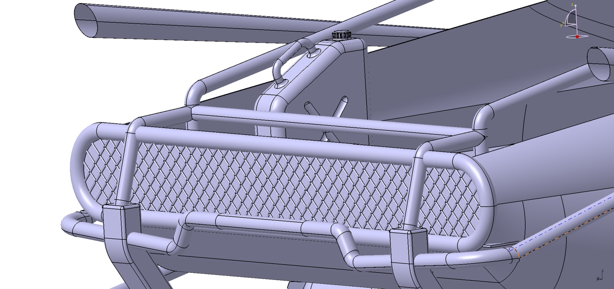 疯狂麦克斯越野车模型3D图纸 CATIA设计 附STP格式