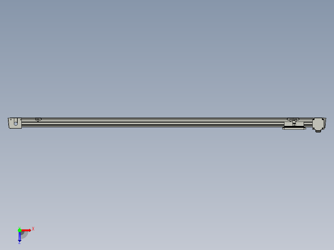 威洛博LB.GB同步带传动--欧规系列EBF5-L11-S1300-BL-P20-C4俯视图