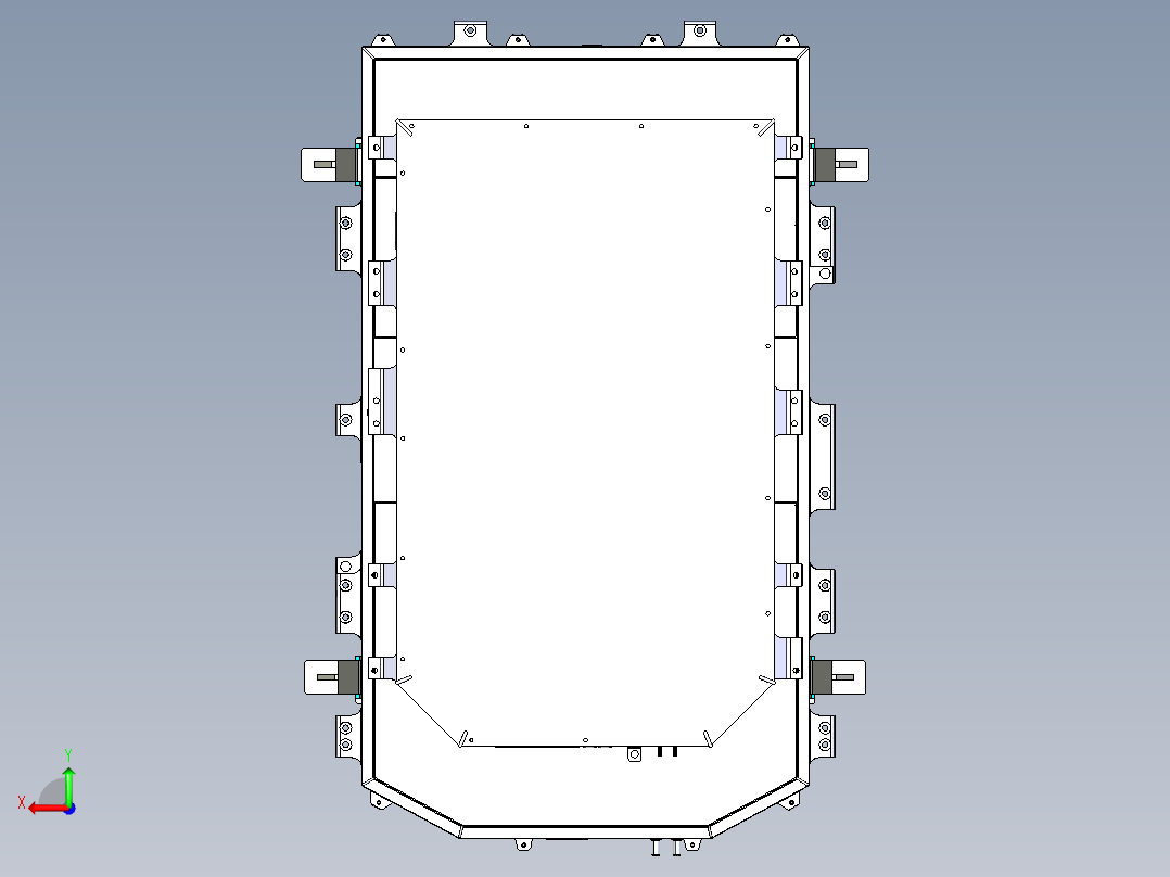 Pack包移动吊具（自锁放脱落型）后视图