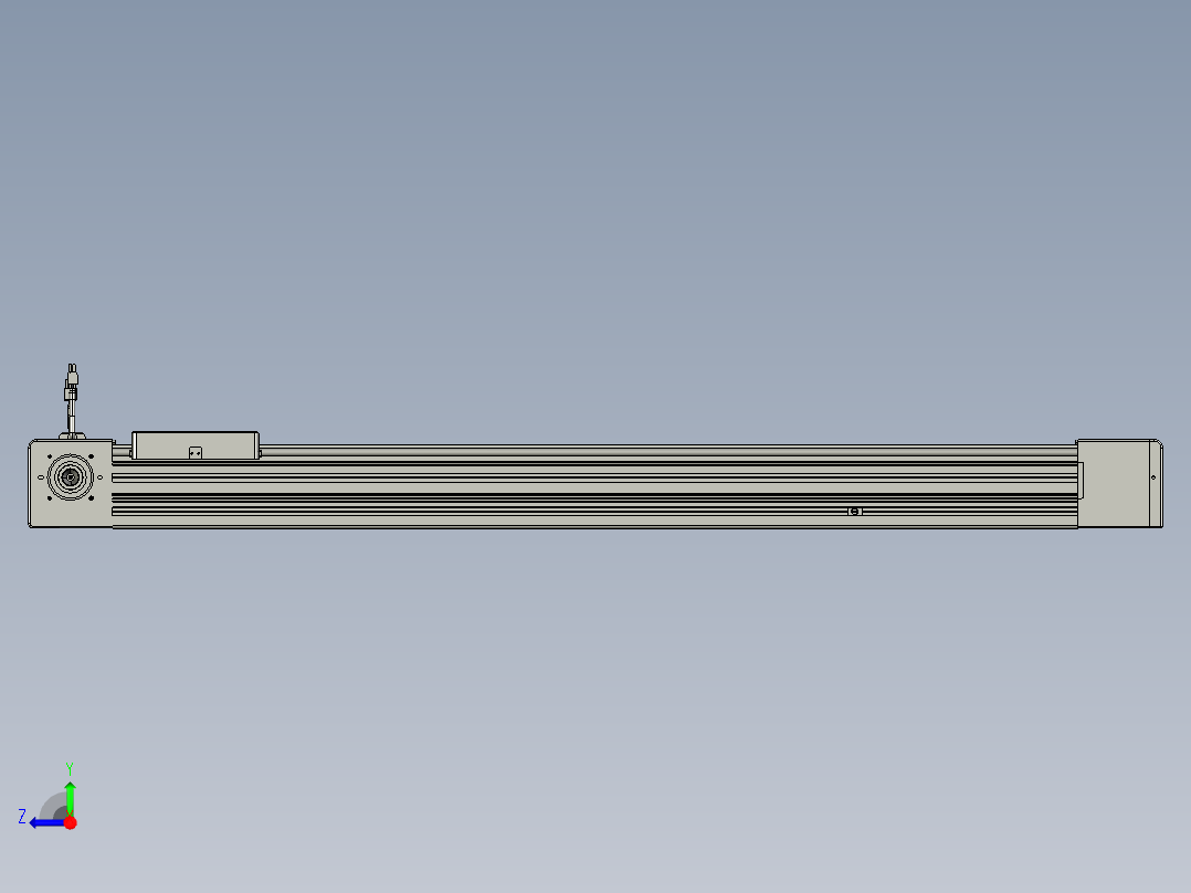 威洛博直线电机模组EB8-L200-S950-R-P75-MS3右视图