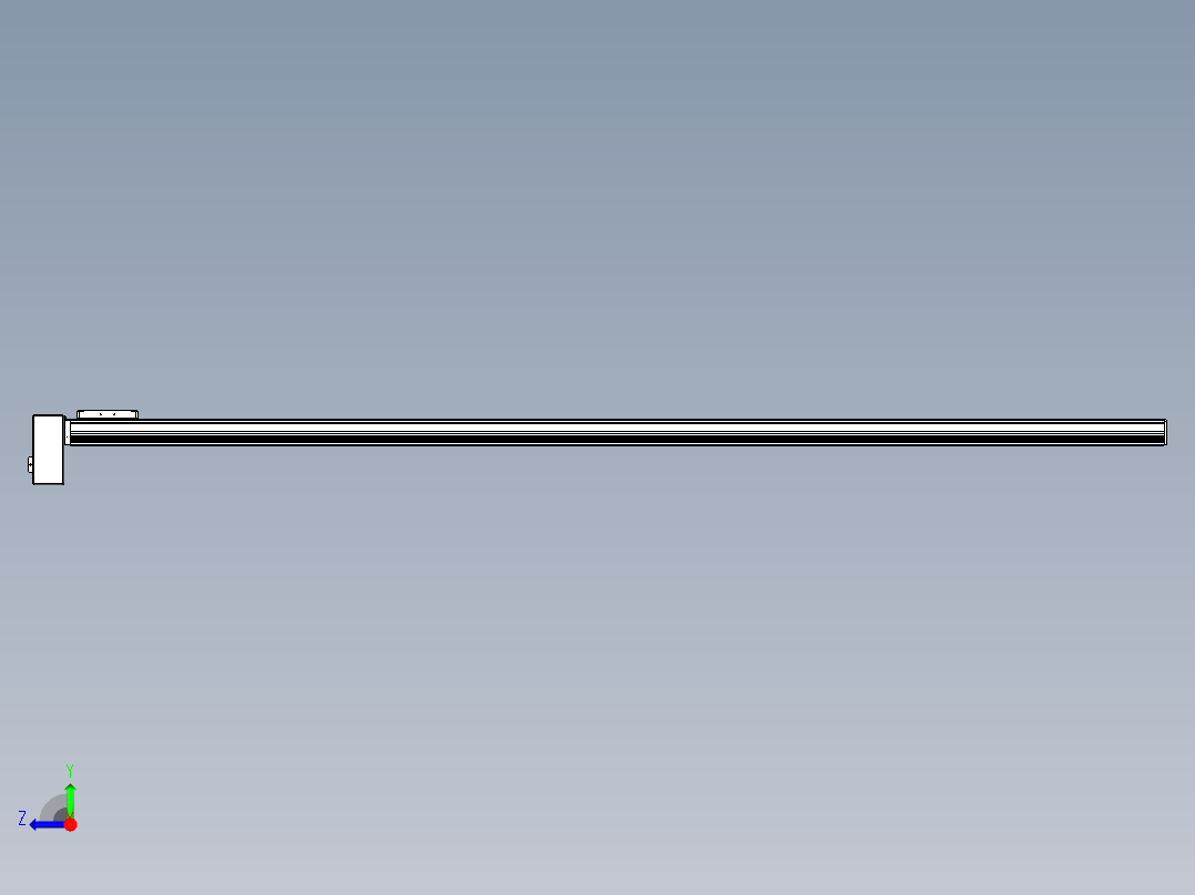 同步带全封闭直线模组TPA-HCB-105D-90-L2150-RP-Y-P20-N3右视图