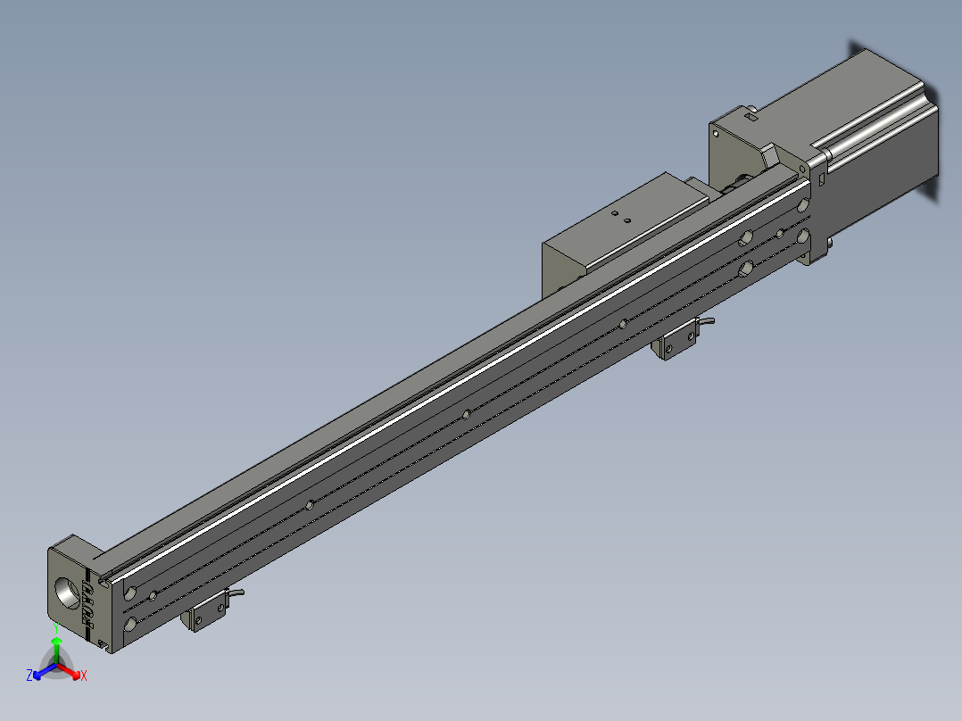 模组FSK40J-C7L10-E300-BC-B57正等轴测图