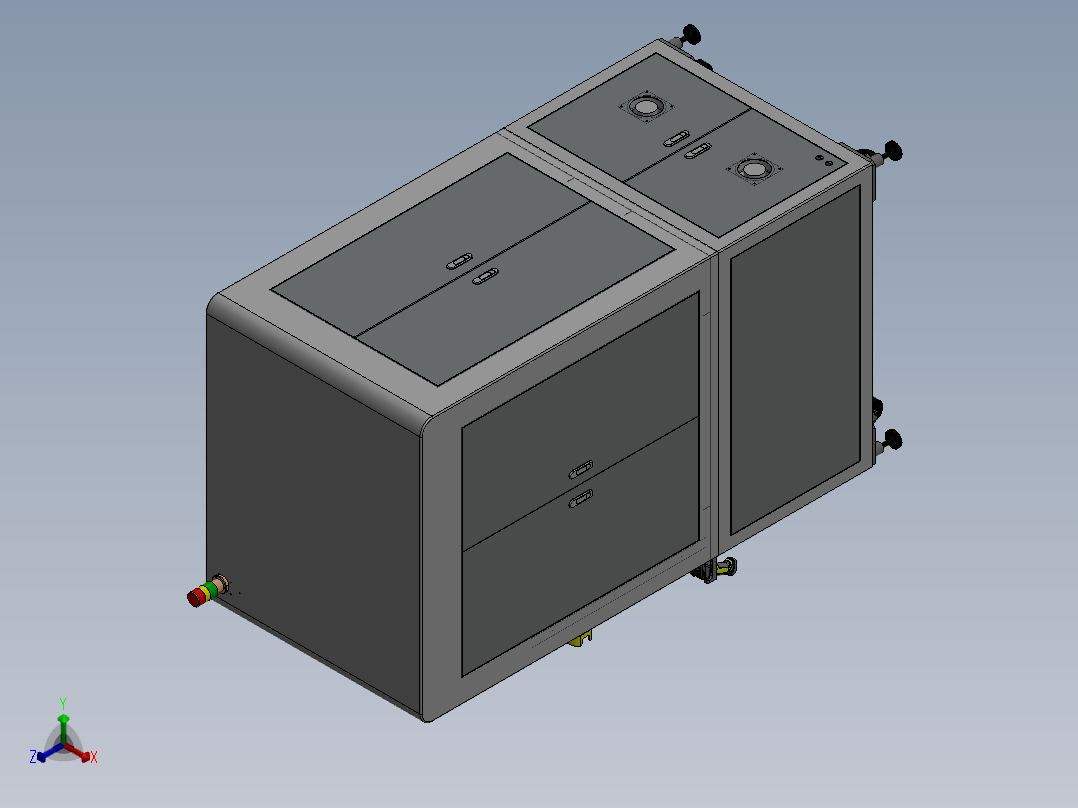 电池组装机sw20正等轴测图