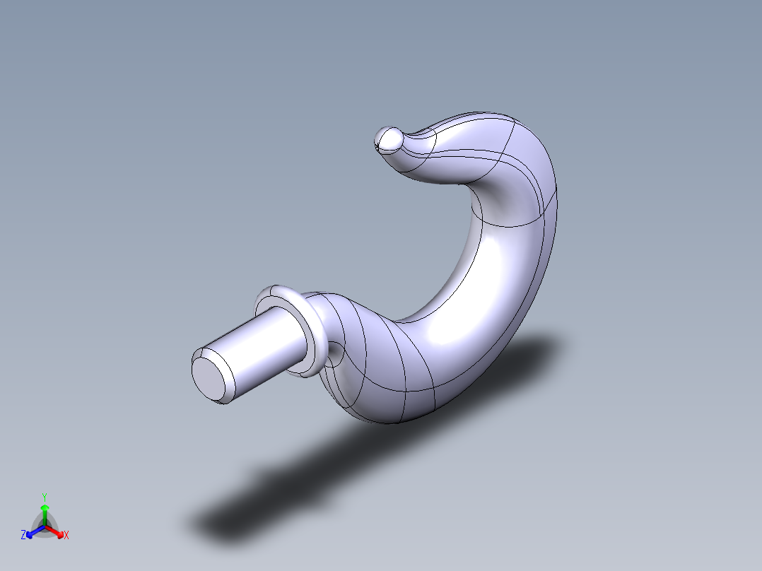 <span style='color: red'>catia</span> 吊钩