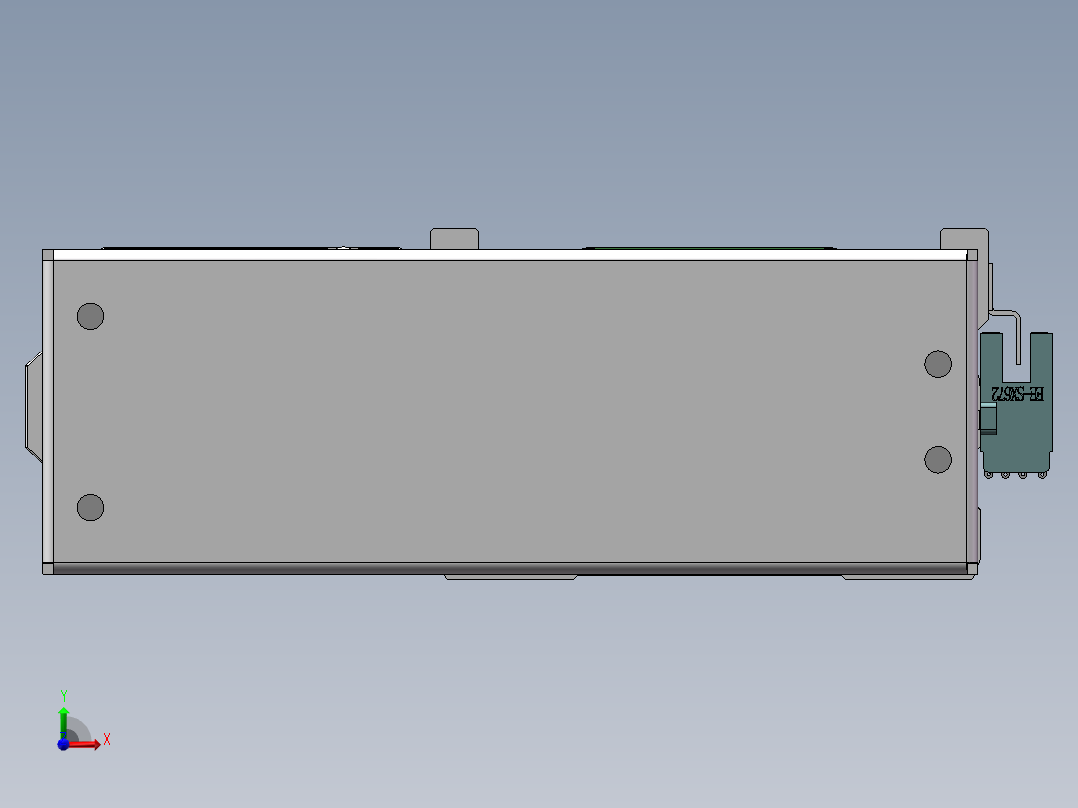 MTH丝杆半封闭模组MTH10-BR-60前视图