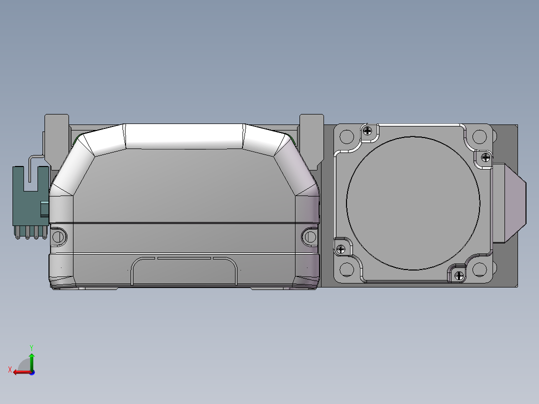 MTH丝杆半封闭模组MTH10-BR-60后视图