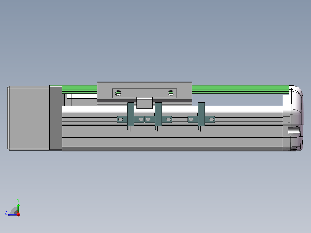 MTH丝杆半封闭模组MTH10-BR-60右视图