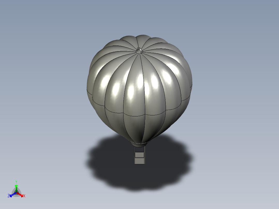 热气球8正等轴测图