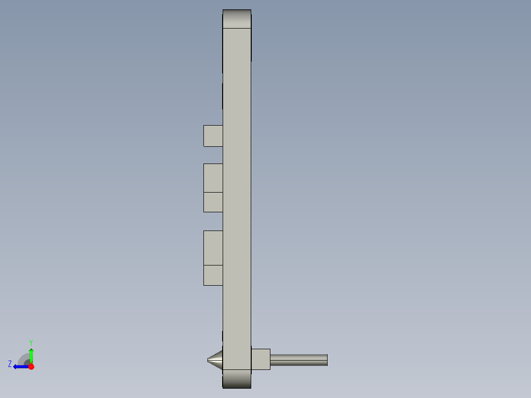传感器 (22)右视图