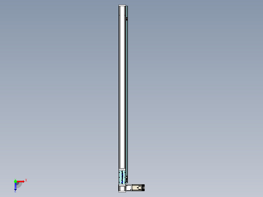 欧规系列-LB6A-L130-S1450-BL-ZP40-C3俯视图