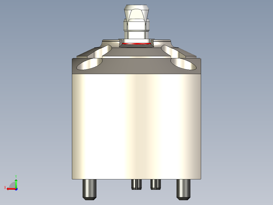 KOSMEKSFA1000-G0A-080多系列多零件图纸模型多系列多零件图纸模型后视图