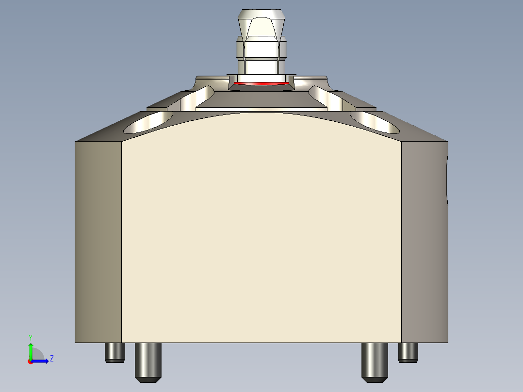 KOSMEKSFA1000-G0A-080多系列多零件图纸模型多系列多零件图纸模型左视图