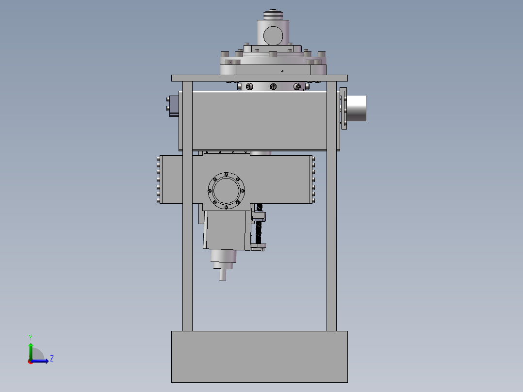 三维模型左视图