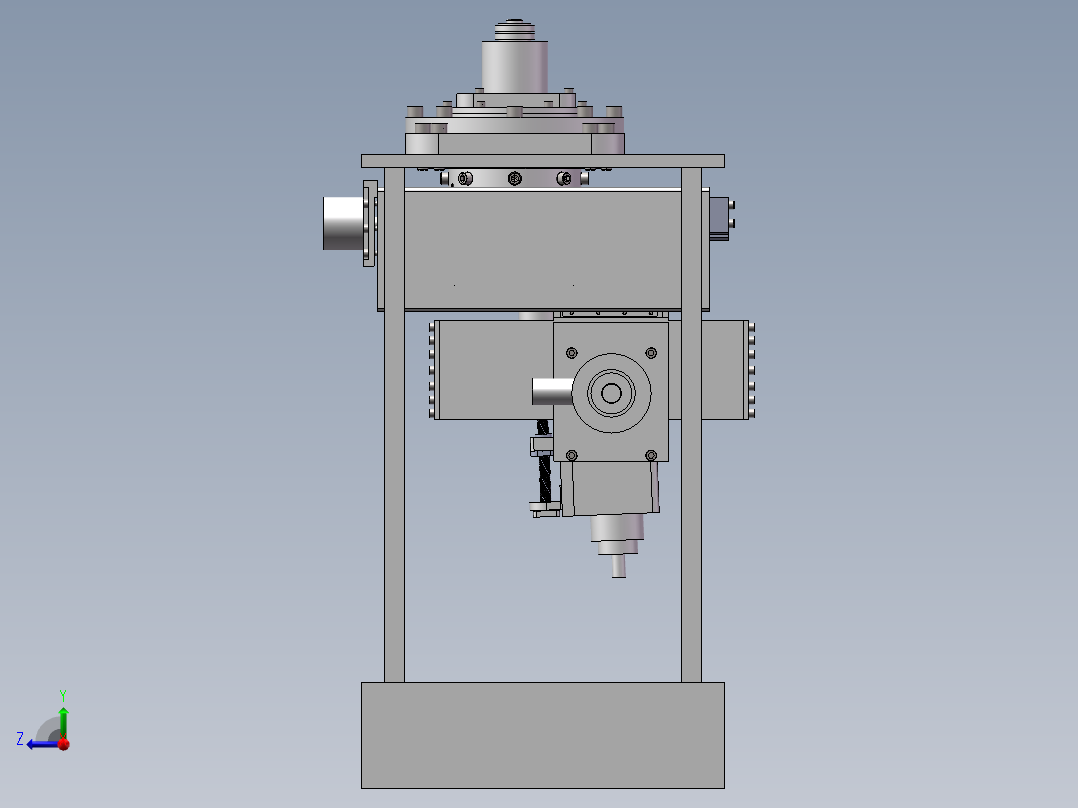 三维模型右视图
