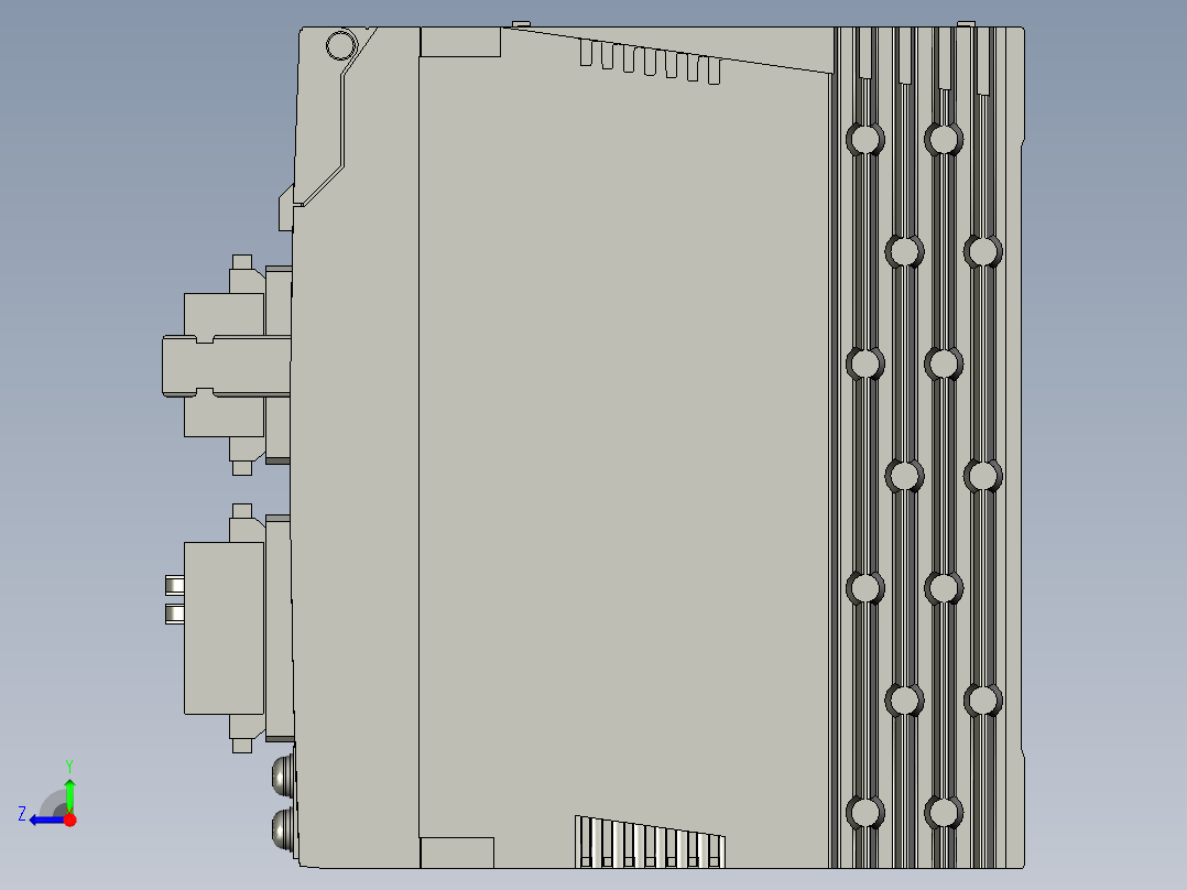 MBDKT2510E伺服控制器右视图