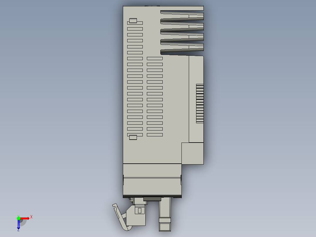 MBDKT2510E伺服控制器俯视图