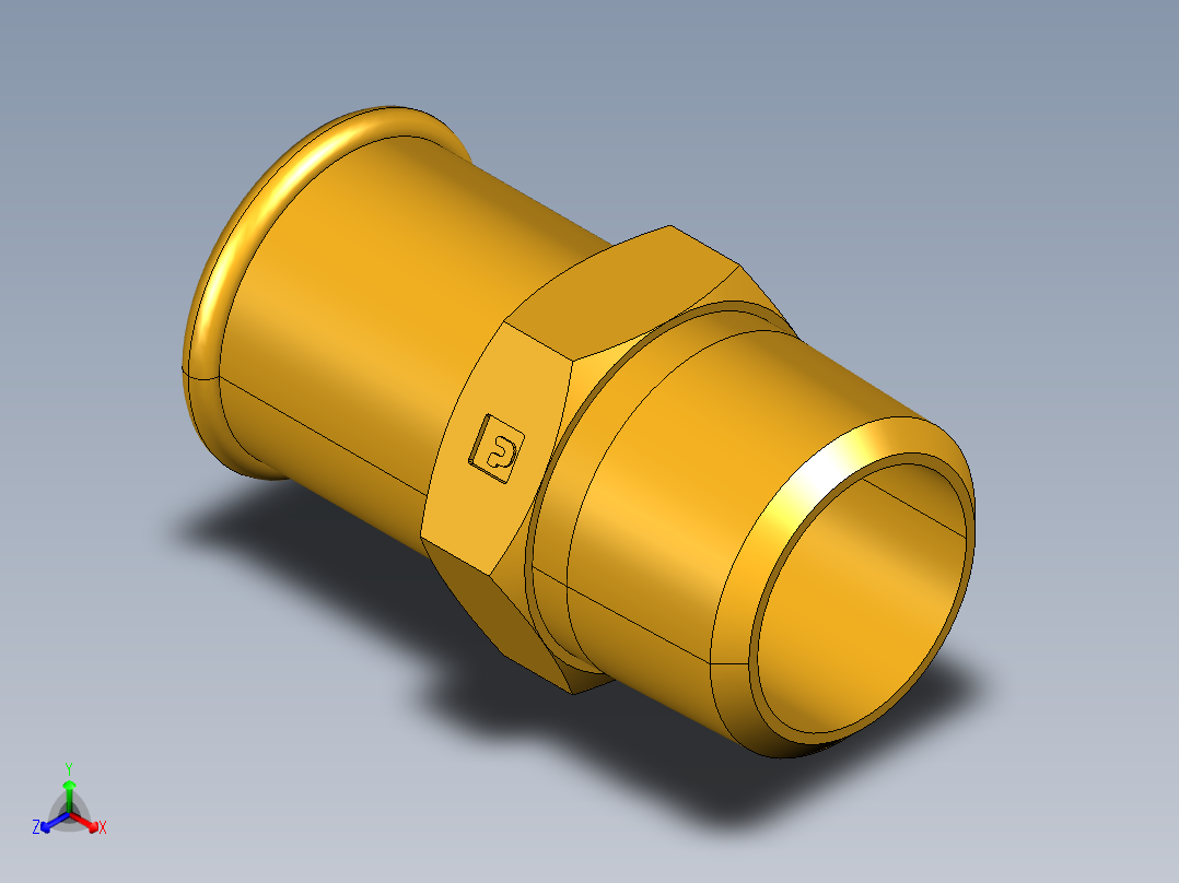 倒齿式工业管接头Beaded Hose Barb to male pipe 68HB-16-12